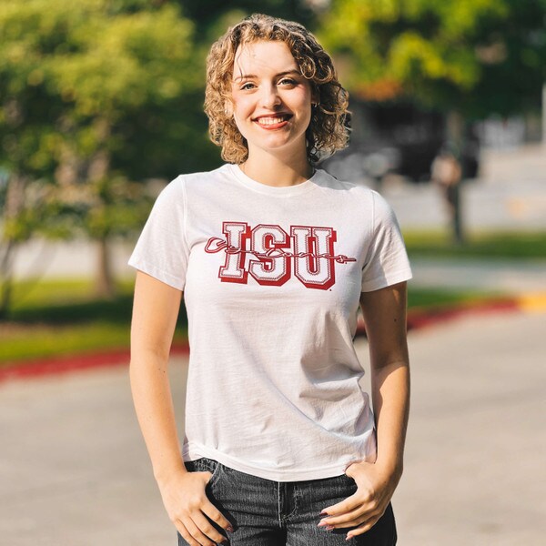 Gear Women's ISU Cyclones White Short Sleeve T-Shirt